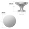 Cauldham Solid Round Kitchen Cabinet Knobs Pulls (1-1/8" Diameter) - Dresser Drawer/Door Hardware - Style R126 - Satin Nickel